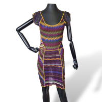 Vestido Missoni Estampado Costura Amarela - 40 Vestido Missoni Estampado Costura Amarela - 40