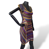 Vestido Missoni Estampado Costura Amarela - 40 Vestido Missoni Estampado Costura Amarela - 40