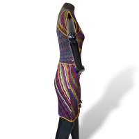 Vestido Missoni Estampado Costura Amarela - 40 Vestido Missoni Estampado Costura Amarela - 40