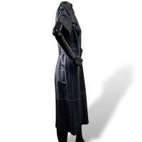 Vestido NK Store Preto de Couro-42