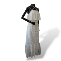 Vestido NK Store Rendado Off White - 36
