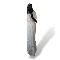 Vestido NK Store Rendado Off White - 36