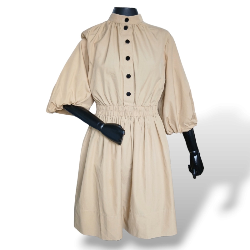 Vestido NK Store Tecido Bege - 38 