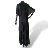Vestido Talie NK Preto Longo com Forro-36