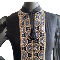 Vestido NK Preto Longo - 38