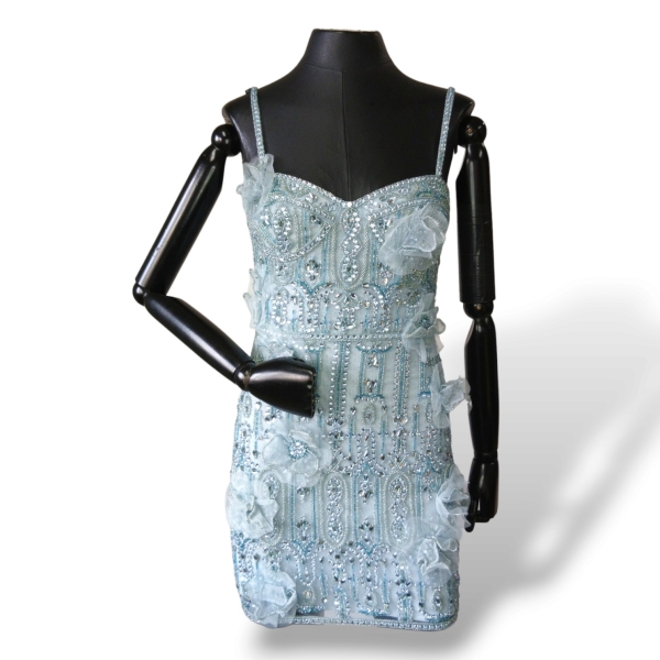Vestido PatBO Azul Claro Bordado - 34