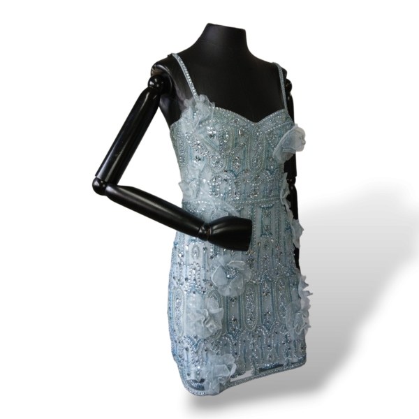 Vestido PatBO Azul Claro Bordado - 34