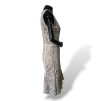 Vestido Patrícia Viera Couro Off White - 40 