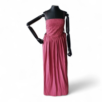 Vestido Paula Raia Seda Rosa - 38