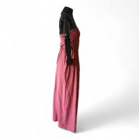 Vestido Paula Raia Seda Rosa - 38