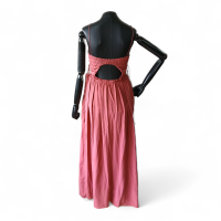 Vestido Paula Raia Seda Rosa - 38