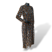 Vestido Paula Raia Tule Onça - 36