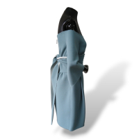 Vestido Paula Raia com Faixa Azul - 38 Vestido Paula Raia com Faixa Azul - 38