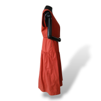 Vestido Paula Raia com Colete Vermelho - 38 Vestido Paula Raia com Colete Vermelho - 38