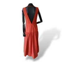 Vestido Paula Raia com Colete Vermelho - 38 Vestido Paula Raia com Colete Vermelho - 38