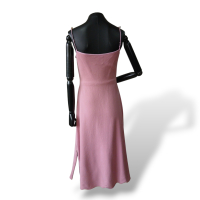 Vestido Paula Raia Rosa com Recorte - 38 Vestido Paula Raia Rosa com Recorte - 38
