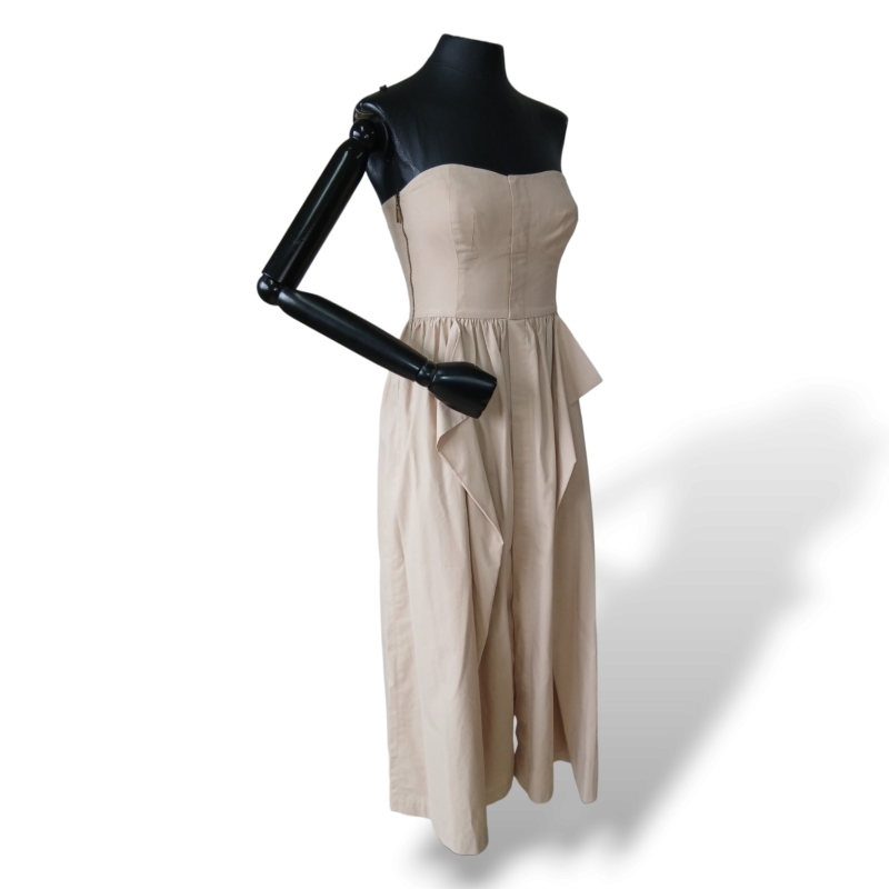 Vestido Paula Raia Tecido Bege - 36 