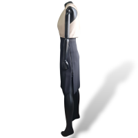 Vestido Lanvin Preto e Fendi em Crepe - 36