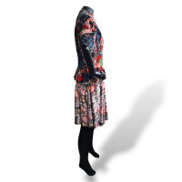 Vestido Louis Vuitton Estampado em Veludo - 40