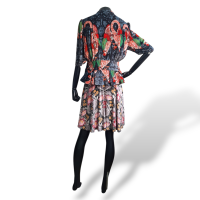 Vestido Louis Vuitton Estampado em Veludo - 40