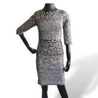 Vestido Oscar de La Renta em Tweed - 36