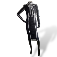 Vestido Dolce Gabbana Preto com Tule - 38