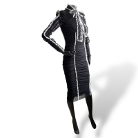 Vestido Dolce Gabbana Preto com Tule - 38