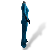 Vestido Chiara Bonny Azul Petróleo - 40