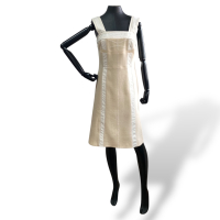 Vestido Louis Vuitton Off White - 38