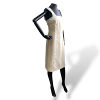 Vestido Louis Vuitton Off White - 38