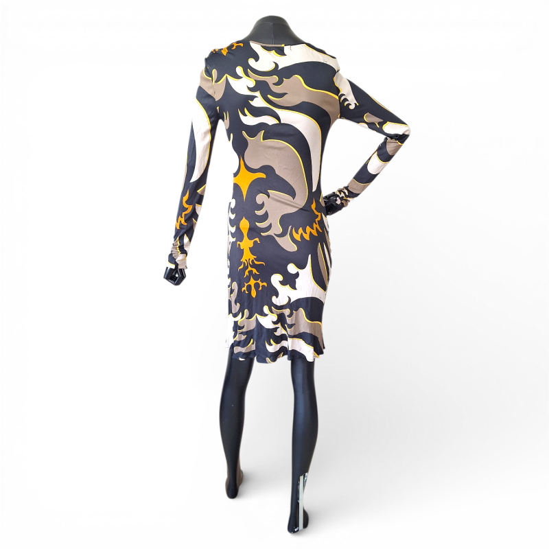 Vestido Emilio Pucci Preto, Fendi e Branco-36