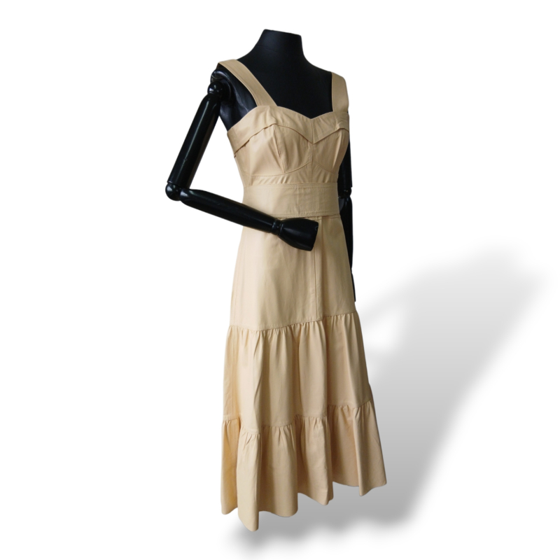 Vestido Renatta Gomes Couro Amarelo - M 