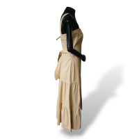 Vestido Renatta Gomes Couro Amarelo - M Vestido Renatta Gomes Couro Amarelo - M