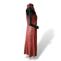 Vestido Renatta Gomes Couro Vinho - M Vestido Renatta Gomes Couro Vinho - M