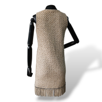 Vestido Salvatore Ferragamo Bege - P