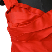 Vestido Sandro Barros em Tafetá Vermelho-42