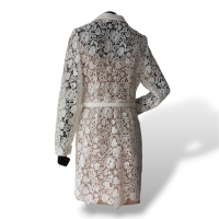 Vestido Self Portrait Renda Off White - 38