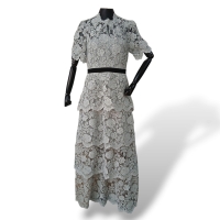Vestido Self Portrait Renda Verde - 40