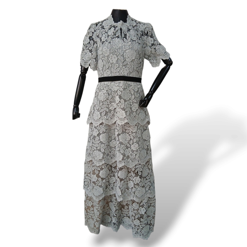 Vestido Self Portrait Renda Verde - 40