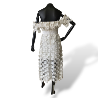 Vestido Self-Portrait Guipir Flores Brancas-40