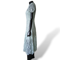 Vestido Self Portrait Rendado Azul Claro-40