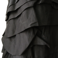 Vestido Stella McCartney Seda Preto Babado-36