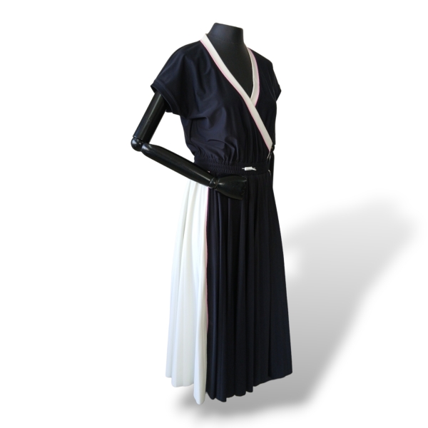 Vestido Valentino Tecido Bicolor - M 