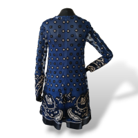 Vestido Red Valentino Tule Marinho Bordado - 38 