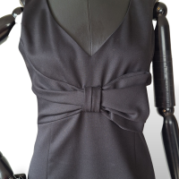 Vestido Valentino Preto com Laço-M