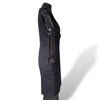 Vestido Valentino Preto com Laço-M