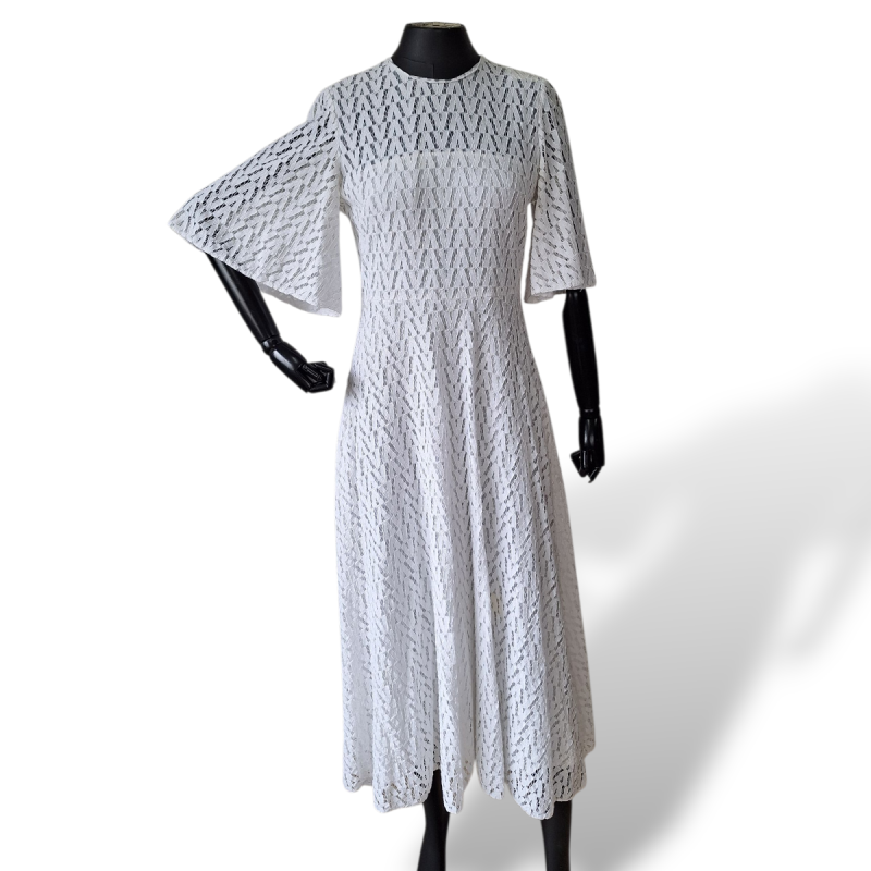 Vestido Valentino Off White Longo-38