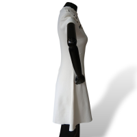 Vestido Valentino Branco Detalhes Gola-P