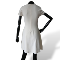 Vestido Valentino Branco Detalhes Gola-P