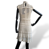 Vestido Vanessa Montoro Off White - P